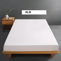 Husa de pat cu 1 fata de perna TRICOT alb 90x200 cm, Ralex | 1 buc