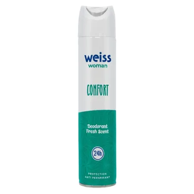 Deodorant antiperspirant femei Weiss Confort, Arom | 200 ml
