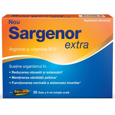 Solutie orala Sargenor, 20 fiole, Meda Pharma