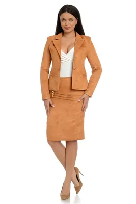 Fusta cute/nasturi DI20F10M bej maroniu, Dress to Impress | marimea 38