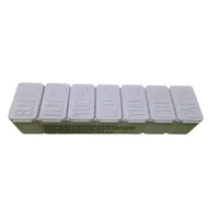 Organizator de medicamente saptamanal din plastic 19023S | 7 compartimente