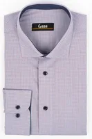 Camasa barbati 24-1917 Regular Fit , bleu/carouri rosu si alb, Gama | marimea 41/42