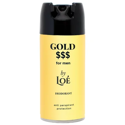Deodorant antiperspirant pentru barbati L Oe Gold, Arom | 150 ml