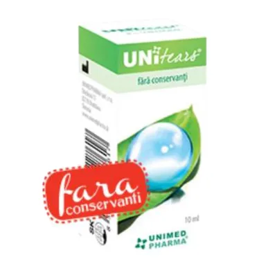 Picaturi oftalmice fara conservanti Unitears, Unimed Pharma | 10 ml