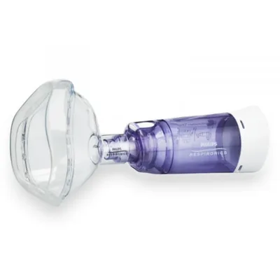 Camera de inhalare cu valva, Optichamber Diamond Respironics, 5 ani-adult, Philips | 1 buc