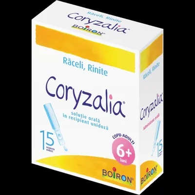 Coryzalia solutie orala in recipient unidoza, Boirin | 15 unidoze