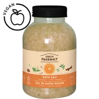 Sare de baie Scortisoara si Portocala dulce, Green Pharmacy | 1000 g