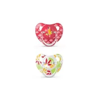 Set suzete anatomice din silicon 0-6 luni, Jungle, Suavinex | 2 bucati