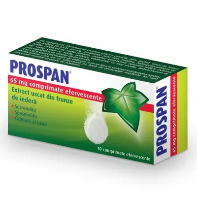 Prospan 65 mg, Vedra | 10 comprimate efervescente