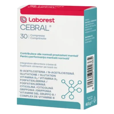 Cebral, 30 comprimate, Laborest Italia