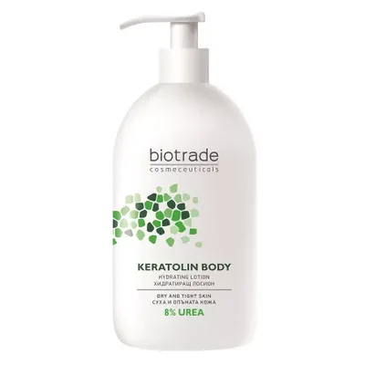 Lotiune de corp cu 8% uree pentru piele foarte uscata Keratolin Body, Biotrade | 400 ml