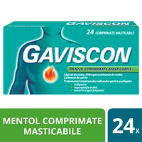 Gaviscon Mentol, Reckitt Benckiser | 16 comprimate