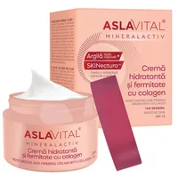 Crema hidratanta si de fermitate cu colagen Aslavital MineralActiv, Farmec | 50 ml