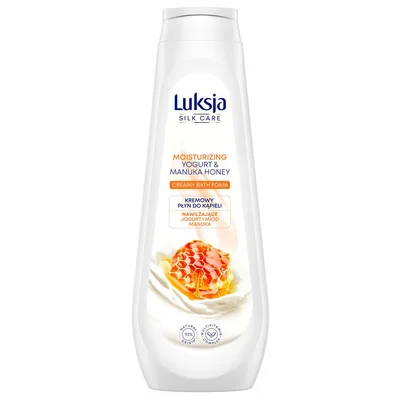 Gel spuma de baie SILK & CARE Moisturizing, Luksja | 900 ml