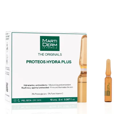 Fiole hidratante cu proteoglicani Proteos Hydra Plus, The Originals, Martiderm | 10 fiole