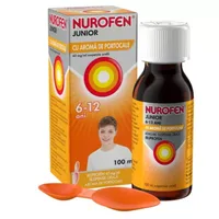 Nurofen Junior 6-12 ani 40mg/ml suspensie orala cu aroma de portocale, Reckitt Benkiser | 100 ml