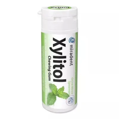Guma de mestecat Spearmeant XYLITOL, Miradent | 30 buc