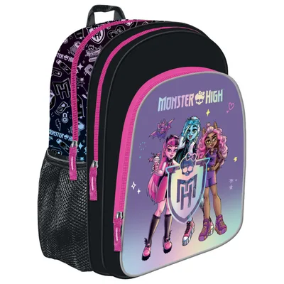 Ghiozdan scoala MONSTER HIGH, STM | 38x29x18 cm