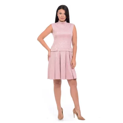 Rochie Retro 20NV059 roz pal, Natalee | marimea S