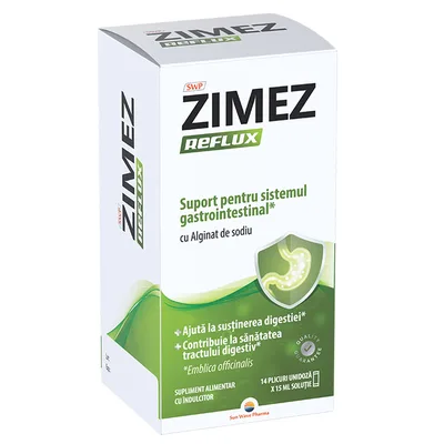 Zimez Reflux, Sun Wave Pharma | 14 plicuriicuri x 15 ml