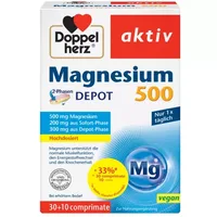Magneziu Depot 500 mg, Doppelherz Activ | 30 cpr + 10 cpr CADOU