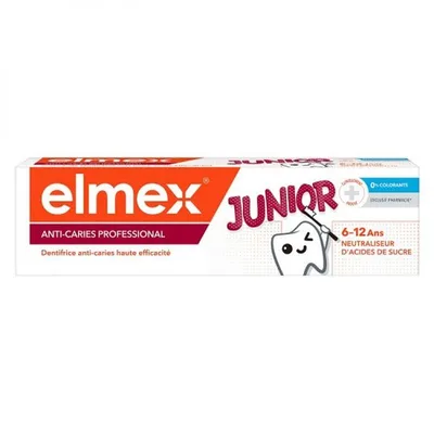 Pasta de dinti Junior 6-12 ani, Elmex | 75ml