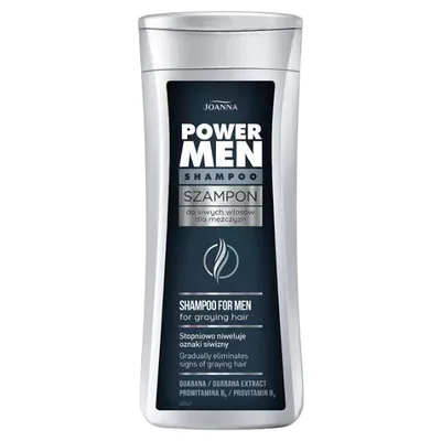 Sampon barbati pentru restabilirea culorii parului Power Men, Joanna | 200 ml