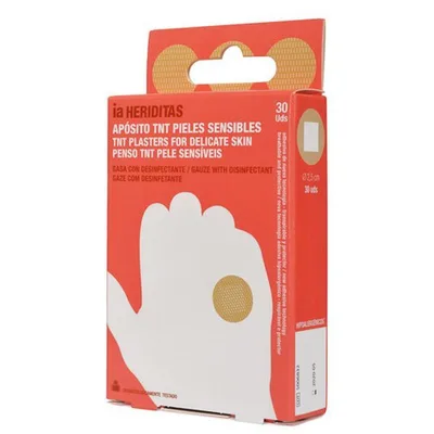 Plasturi rotunzi material netesut, Interapothek | 30 buc