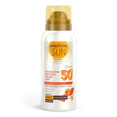 Lotiune spray protectie solara copii Sun, Gerovital, Farmec | 100 ml
