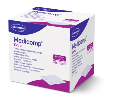Medicomp Extra comprese sterile 5x5 cm, 25 buc – Hartmann