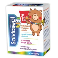 Salviasept Kids, 6 acadele, Zdrovit