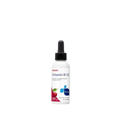 GNC Vitamina B12 Lichida cu aroma naturala de cirese | 60 ml
