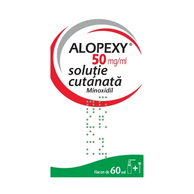 Alopexy 50 mg/ml, soluție cutanată, Pierre Fabre | 60 ml