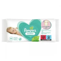 Pampers Servetele umede Sensitive, P&G | 52 bucati