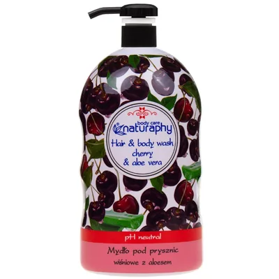 Sampon si gel de dus Cirese si Aloe Vera Naturaphy, Blux | 1 l