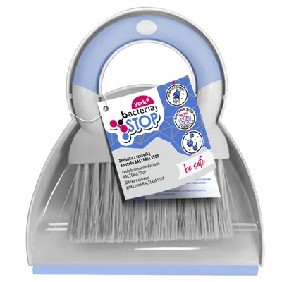 Set perie + faras pentru masa BACTERIA STOP, York | 1 set