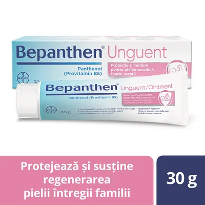 Bepanthen Unguent pentru iritatiile de scutec, 100 g – Bayer