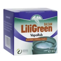 Balsam pentru respiratie usoara LiliGreen VapoRub, Adya Green Pharm | 50 ml