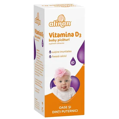ALINAN BABY VITAMINA D3 SOLUTIE 10ML