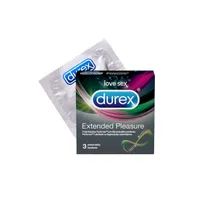 PREZERVATIVE DUREX EXTENDED PLEASURE X3