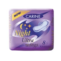 Absorbante Carin Ultra Night, Fide | 8 buc