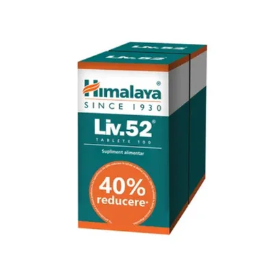 Liv 52, Himalaya | 100 comprimate 1 + 1 - 40% La al II - lea produs