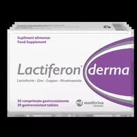 Lactiferon Derma, 30 comprimate gastrorezistente, Meditrina Pharmaceuticals