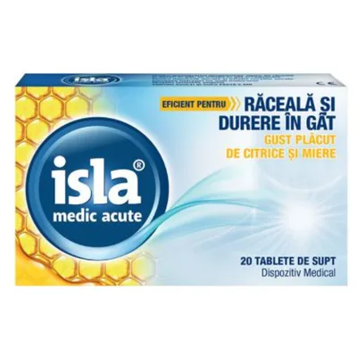 Isla Medic Acute Citrice si Miere, Engelhard Arzneimittel | 20 tablete de supt
