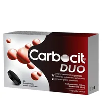 Carbocit DUO, 20 comprimate dublu stratificate, Biofarm