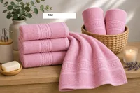 Set prosop GREEK BORDER 100% BBC Roz, Ralex | 2 buc