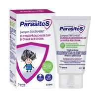 Sampon tratament pentru paduchi + pieptene Santaderm Parasites, Viva Pharm | 150 ml