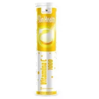 Vitamina C 1000mg Sun Health, 20 comprimate efervescente, Sun Wave Pharma
