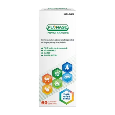 Flonase spray nazal 50 micrograme/doza, Haleon | 60 pulverizari