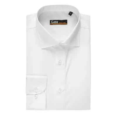 Camasa barbati 9565(1400) Slim Fit, alb uni, Gama | marimea 37/38